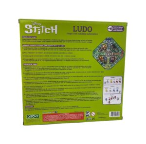 JUEGO DE MESA  LUDO DISNEY STITCH CUBILET AUTOMATICO COD 2943 - Imagen 3