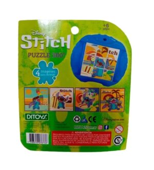 PUZZLE DISNEY STITCH 360 GRADOS 4 IMAGENES PARA ARMAR COD 2873 - Imagen 2