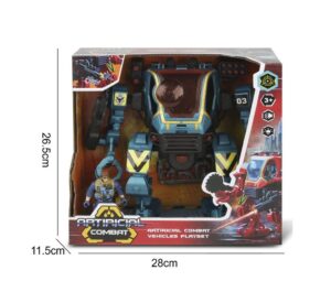SET DE ACCION ROBOT CON SOLDADO DE COMBATE COD SOLD002 - Imagen 3