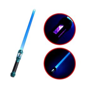 ESPADA SABLE GALACTICA CON LUZ Y SONIDO 72 CM COD IK002 AZUL - Imagen 2