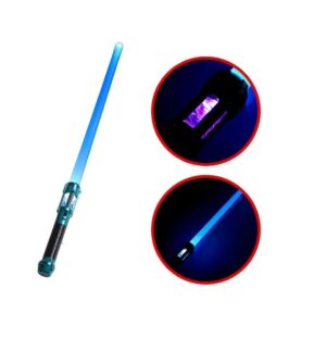 ESPADA SABLE GALATICA CON LUZ Y SONIDO 72 CM COD IK002 VERDE - Imagen 2