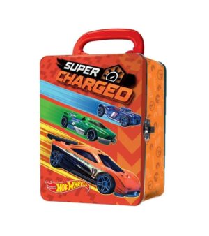 HOT WHEELS PORTA AUTOS MALETIN LATA CAJA METAL COD HWCC2 MOD 3