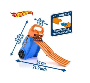 HOT WHEELS VALIJA GUARDA AUTOS MULTILANZADOR COD HWCC14 - Imagen 3