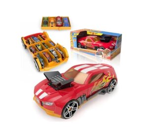 HOT WHEELS 2 EN 1 AUTO VALIJA PORTA AUTOS COD HWCC15 - Imagen 2