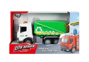CAMION RECOLECTOR CITY SERIES CON LUZ Y SONIDO COD IK0725