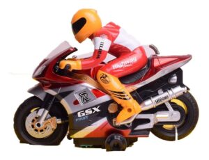 MOTO GIRO 360 RADIO CONTROL MAXIMA POTENCIA VR1 6663 MOTO ROJA - Imagen 2