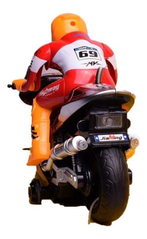 MOTO GIRO 360 RADIO CONTROL MAXIMA POTENCIA VR1 6663 MOTO ROJA - Imagen 4