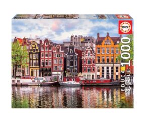 PUZZLE EDUCA X 1000 CASAS DANZANTES AMSTERDAN COD 18458