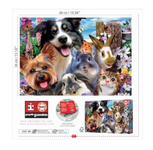 PUZZLE EDUCA X 500 AMIGOS DEL PATIO COD 19250 - Imagen 3
