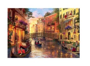 PUZZLE EDUCA X 1500 ATARDECER EN VENECIA COD 17124 - Imagen 2