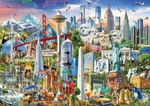 PUZZLE EDUCA X 1500 SIMBOLOS DE NORTE AMERICA COD 17670 - Imagen 2