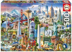 PUZZLE EDUCA X 1500 SIMBOLOS DE NORTE AMERICA COD 17670