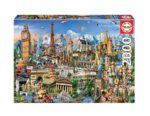 PUZZLE EDUCA X 2000 SIMBOLOS DE EUROPA COD 17697