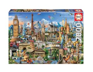 PUZZLE EDUCA X 2000 SIMBOLOS DE EUROPA COD 17697
