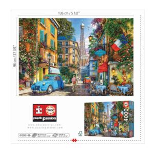 PUZZLE EDUCA X 4000 CALLES DE PARIS COD 19284 - Imagen 3