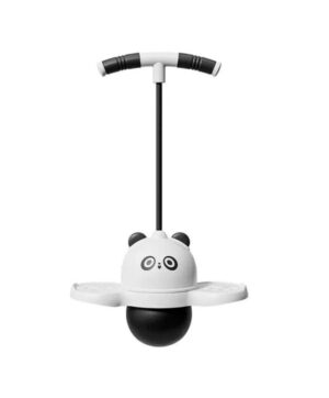 PELOTA JUMPING BALL PANDA SALTARIN CON LUZ COD JUMP001 BLACK - Imagen 2