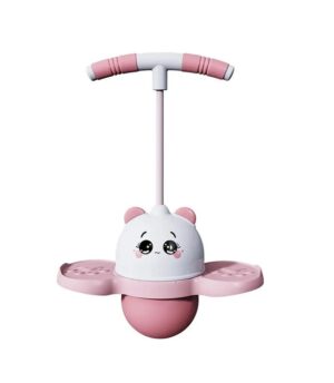 PELOTA JUMPING BALL PANDA SALTARIN CON LUZ COD JUMP002 PINK
