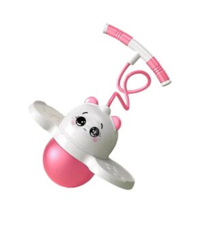 PELOTA JUMPING BALL PANDA SALTARIN CON LUZ COD JUMP002 PINK - Imagen 2