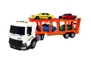 CAMION TRANSPORTADOR DE AUTOS LUZ Y SONIDO COD IK0721 - Imagen 2