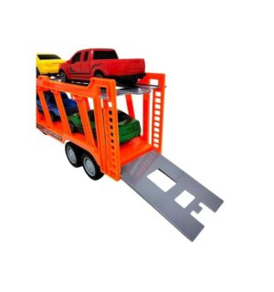 CAMION TRANSPORTADOR DE AUTOS LUZ Y SONIDO COD IK0721 - Imagen 4