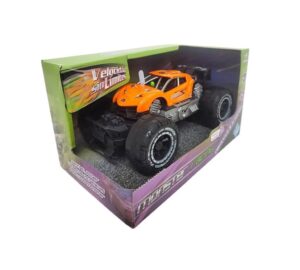 AUTO MONSTER VEHICULO A FRICCION LUZ Y SONIDO COD 7906 NARANJA - Imagen 4