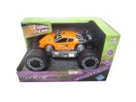 AUTO MONSTER VEHICULO A FRICCION LUZ Y SONIDO COD 7906 NARANJA