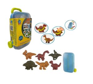 MASA DINO CON CARRITO CREA INCREIBLES DINOSAURIOS COD 8007 - Imagen 2