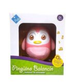 PINGUINO BALANCIN SONIDOS DE CASCABEL COD 7922 ROSA