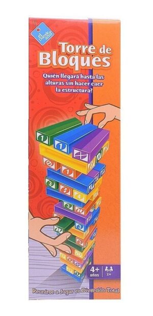 JUEGO DE MESA TORRE DE BLOQUES EL DUENDE AZUL COD 6609