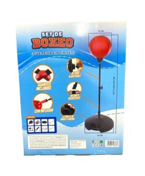 SET DE BOXEO INFANTIL CON PUCHING BALL Y GUANTES COD 55326 - Imagen 3