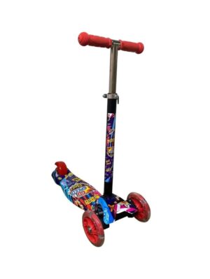 MONOPATIN PLEGABLE SPEED STREET GRAFITI 3 RUEDAS COD 10120 ROJO - Imagen 2