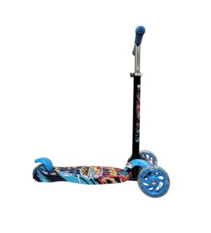 MONOPATIN PLEGABLE SPEED STREET GRAFITI 3 RUEDAS COD 10120 CELES - Imagen 2