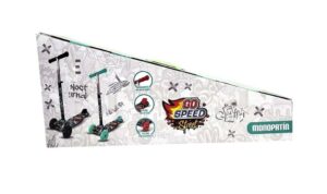 MONOPATIN PLEGABLE SPEED STREET GRAFITI 3 RUEDAS COD 10120 VER - Imagen 4