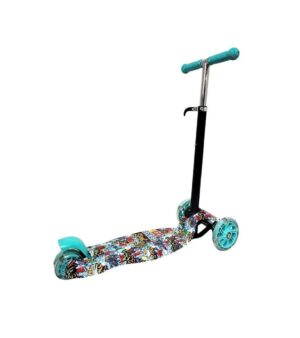 MONOPATIN PLEGABLE SPEED STREET GRAFITI 3 RUEDAS COD 10120 VER - Imagen 2