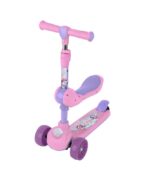 MONOPATIN TINY GO 2 EN 1 CON ASIENTO LUZ Y SONIDO COD 12240 ROSA