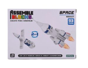 BLOQUES JUEGO DE CONSTRUCCION ROBOT SPACE COD 2905 ROCKET
