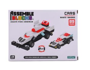 BLOQUES JUEGO DE CONSTRUCCION VEHICULOS COD 2904 WHITE SWORD