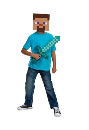 MINECRAFT JUEGO DE ESPADA Y MASCARA COD 15625 - Imagen 2
