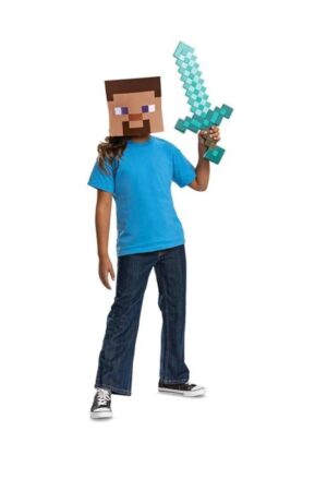 MINECRAFT JUEGO DE ESPADA Y MASCARA COD 15625 - Imagen 3