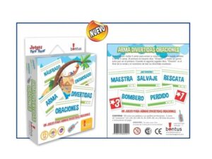 JUEGO DE MESA ARMA ORACIONES DIVERTIDAS BONTUS COD 524 - Imagen 2