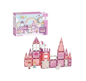 BLOQUES MAGNETICOS CASTILLO DE PRINCESAS 37 PIEZAS COD MAG021 - Imagen 3