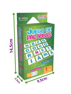 JUEGO DE MESA JUEGO DE PALABRAS BONTUS COD 552 - Imagen 3