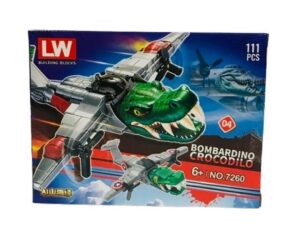BLOQUES PARA ARMAR TRALALERO TRALALA COD 80405 BOMBARDINO