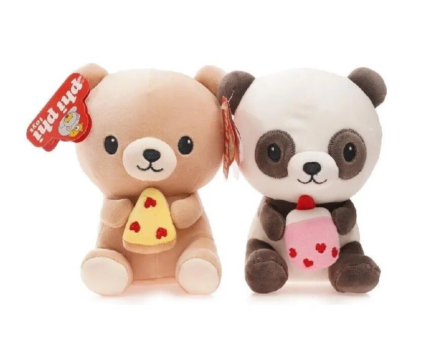 PELUCHE ANIMALITOS OSO SPANDEX 20 CM PHI PHI TOYS COD 8266 PASTEL - Imagen 3