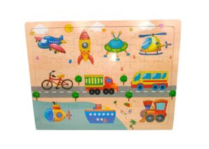 PUZZLE DE MADERA MODELOS SURTIDOS COD FD9306 VEHICULOS