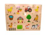 PUZZLE DE MADERA MODELOS SURTIDOS COD FD9306 GRANJA