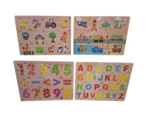PUZZLE DE MADERA MODELOS SURTIDOS COD FD9306 GRANJA - Imagen 2