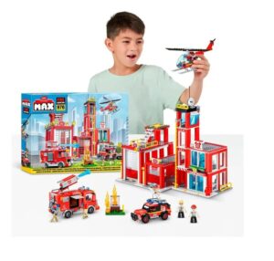 BLOQUES ZURU MAX CITY ESTACION DE BOMBEROS 976 PCS COD 83165 - Imagen 4