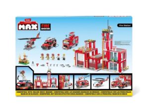 BLOQUES ZURU MAX CITY ESTACION DE BOMBEROS 976 PCS COD 83165 - Imagen 5