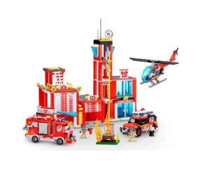 BLOQUES ZURU MAX CITY ESTACION DE BOMBEROS 976 PCS COD 83165 - Imagen 2